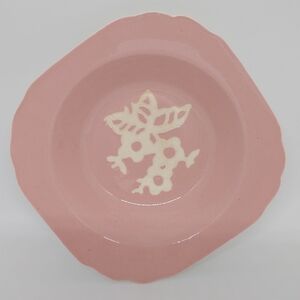 Harker Pottery Company Cameo Ware Dusty Rose Bowl Vintage
